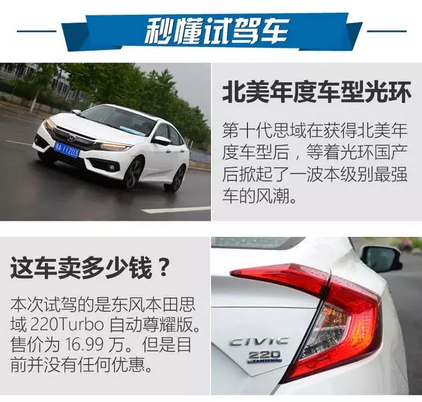 憑什么叫神車？ 本田思域220Turbo試駕